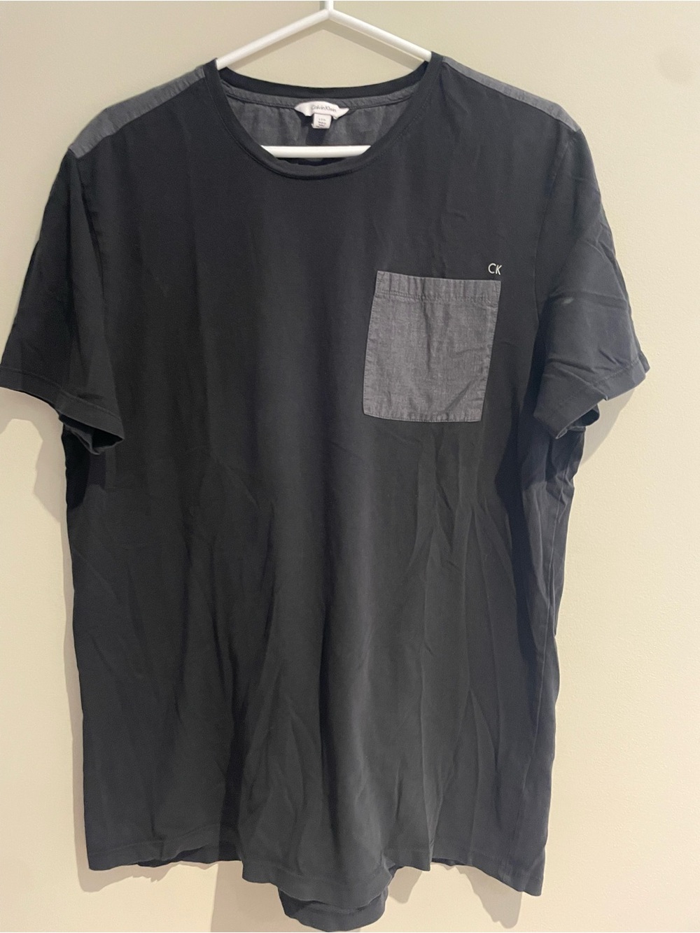 Calvin Klein 2 Tone T-Shirt - L